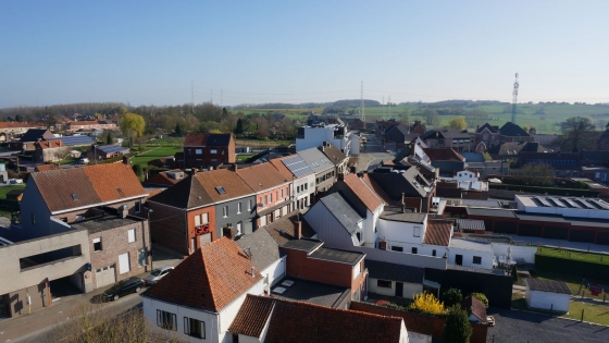 uitzicht naar Wortegem